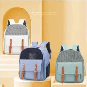 Denim Cat Carrier Backpack
