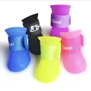Chaussures en silicone pour chiens