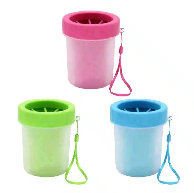 Nettoyage et lavage des pattes d'animaux