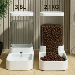 Pet Waterer and Feeder Set