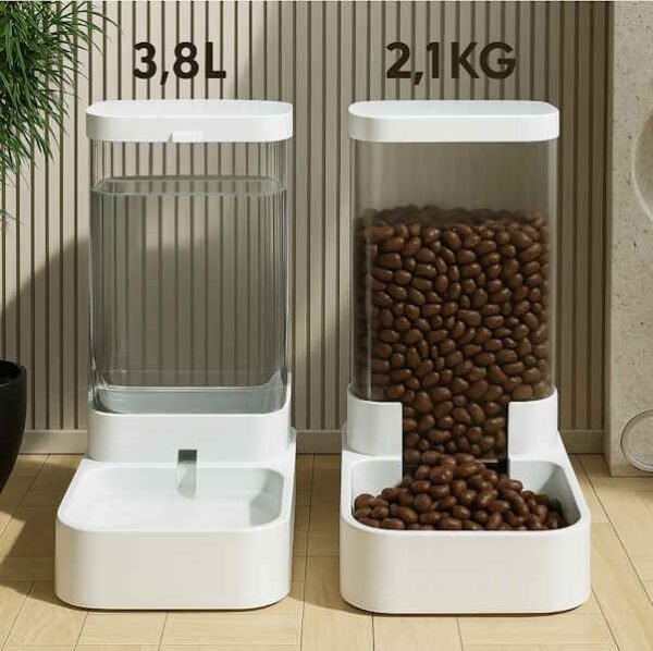 Pet Waterer and Feeder Set