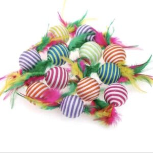 Cat Toys-Balls with feather